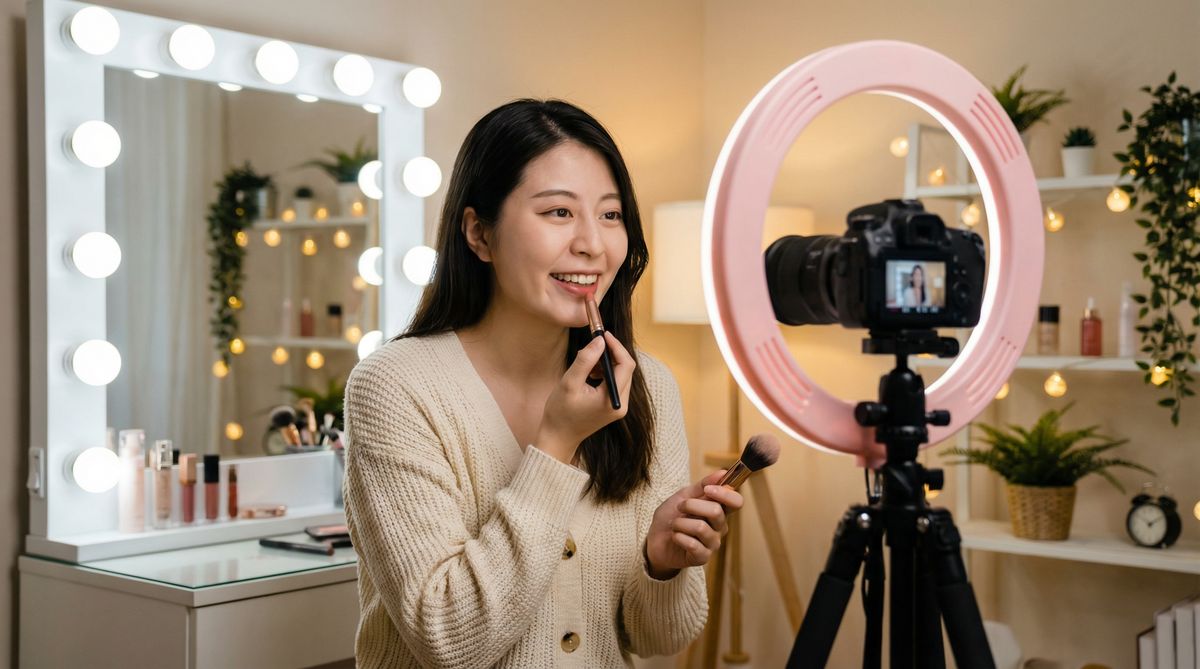 国产主播美妆视频教程